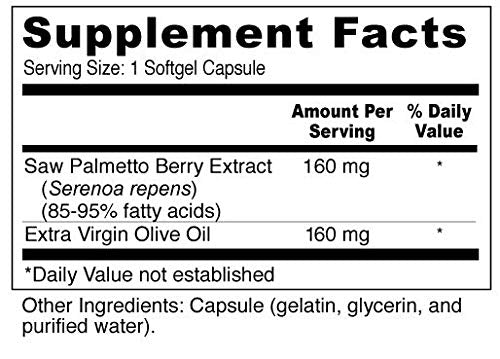 Capsules de Saw Palmetto Wellness Resources dans un verre
