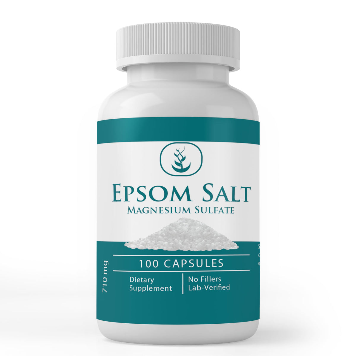 Capsules de sel d'Epsom PURE ORIGINAL INGREDIENTS vue de face