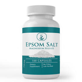 Capsules de sel d'Epsom PURE ORIGINAL INGREDIENTS vue de face