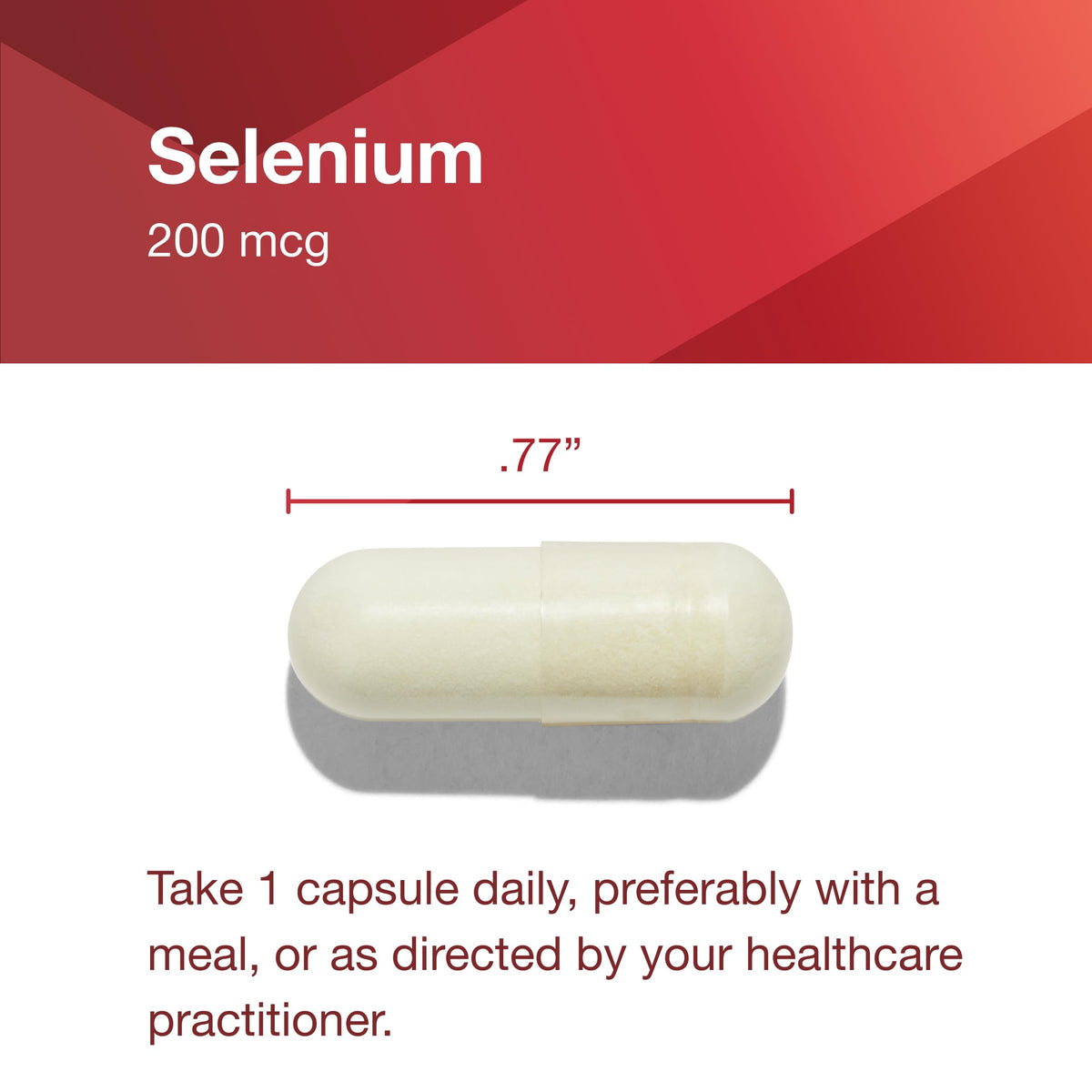 Capsules de sélénium 200 mcg sur une cuillère