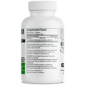 Capsules de Sélénium Bronson sur fond blanc