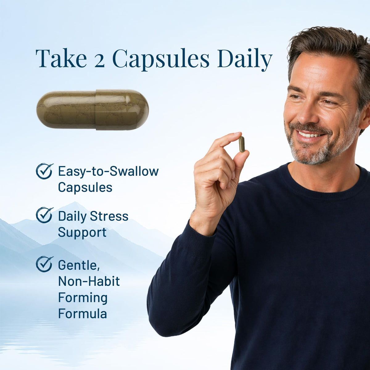 Capsules de Serelax sur fond blanc, vue de près