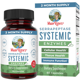 Capsules de Serrapeptase MARYRUTH'S 60 unités, vue de face