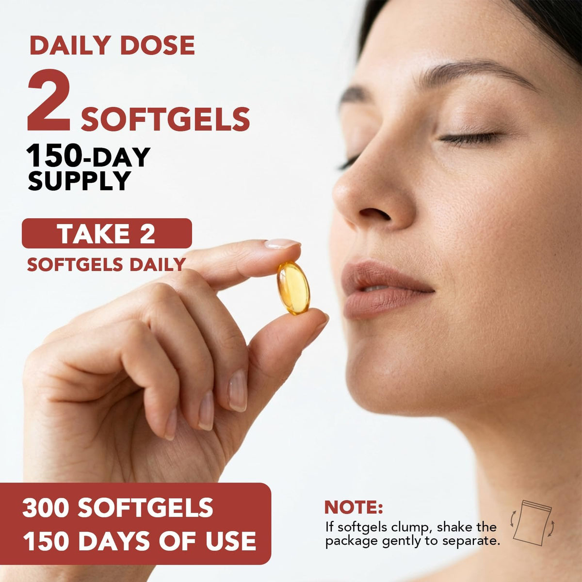 Capsules de SHAPEINGIRL Extrait d'Ail Vieilli dans une main