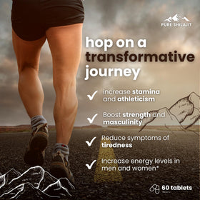 Capsules de Shilajit Pur avec des herbes naturelles