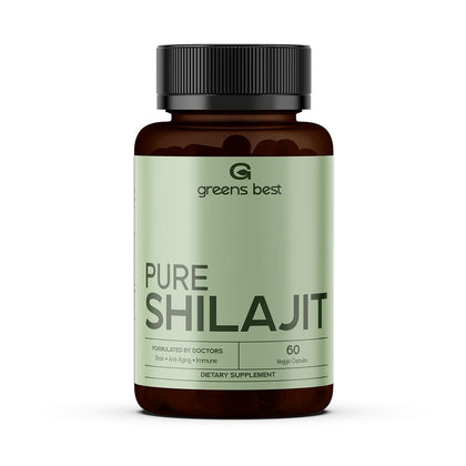 Capsules de Shilajit Pur Himalayen GREEN'S BEST vue avant