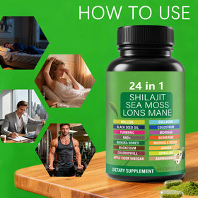 Capsules de Soursop ZYGCDZ sur une table en bois