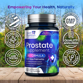 Capsules de soutien à la prostate de couleur verte