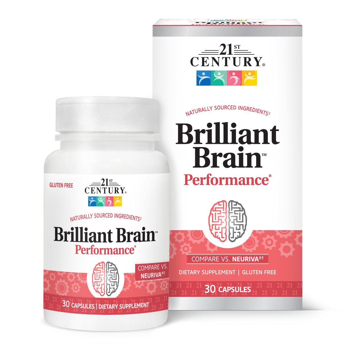 Capsules de soutien cognitif 21st Century en boîte