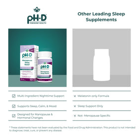 Capsules de soutien nocturne pH-D dans une main