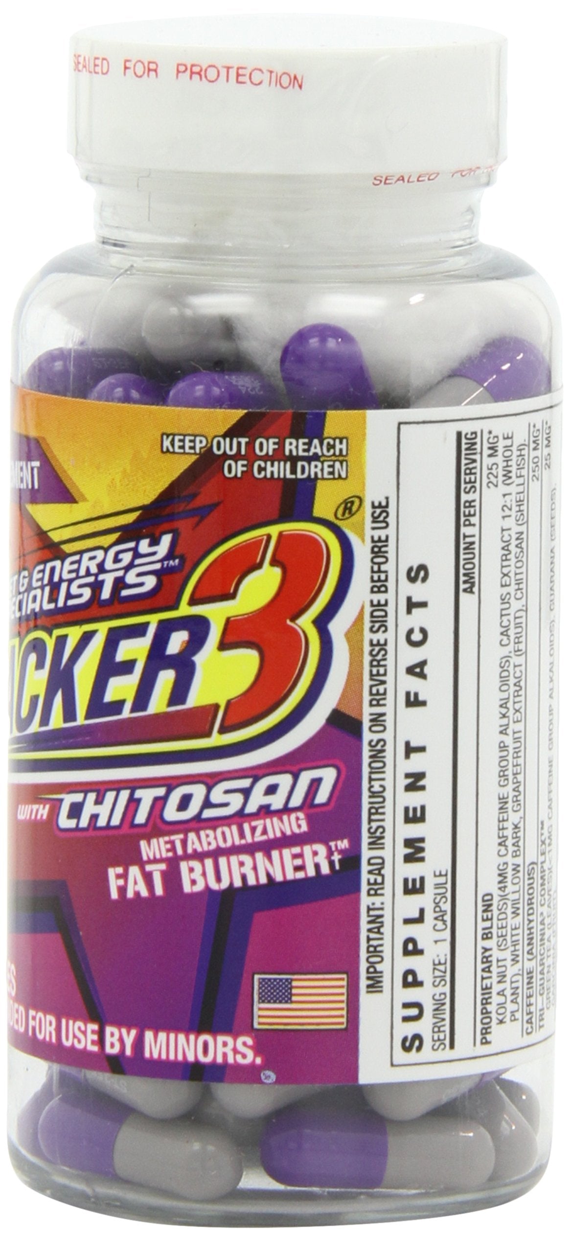 Capsules de Stacker 3 sur une surface blanche