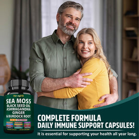 Capsules de StrongVit sur un fond blanc