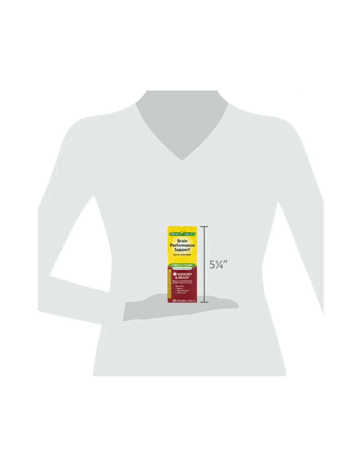 Capsules de STS Home Ginkgo Biloba et Bacopa Monnieri dans la main