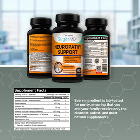 Capsules de SugarMD Complément Alimentaire Neuropathie dans une main
