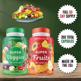 Capsules de Superfood MD prêtes à être consommées