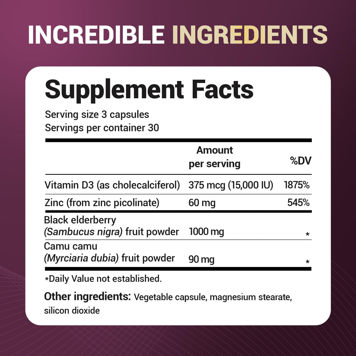 Capsules de Sureau Noir Dr. Berg Nutritionals dans une main
