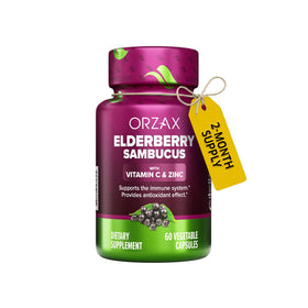Capsules de sureau ORZAX en boîte de 60 capsules végétales
