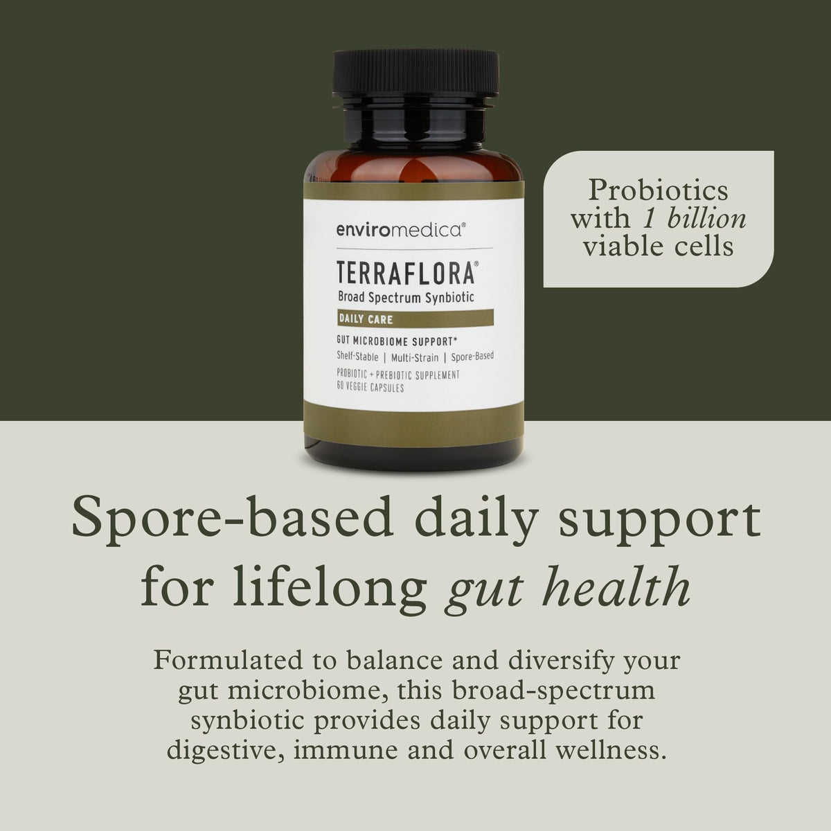 Capsules de Terraflora Daily Care en gros plan