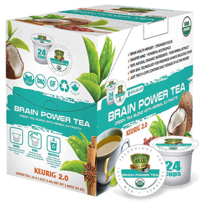 Capsules de Thé Vert Bio SOLLO avec emballage avant