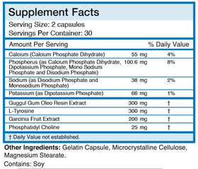 Capsules de Thyroid T3 dans un bol