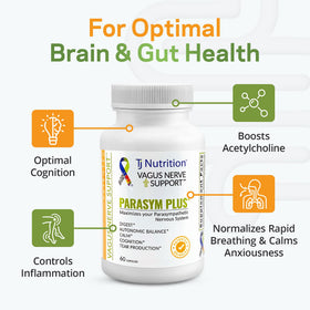 Capsules de TJ Nutrition Parasym Plus dans la main