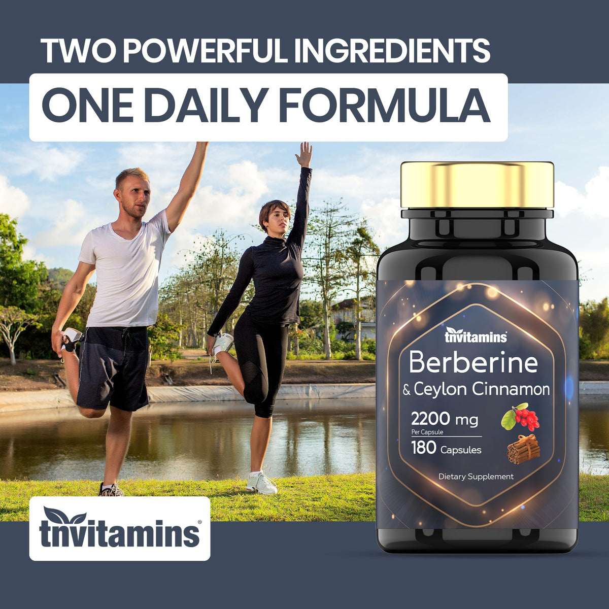 capsules de tnvitamins Berberine avec Cannelle de Ceylan