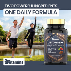 capsules de tnvitamins Berberine avec Cannelle de Ceylan