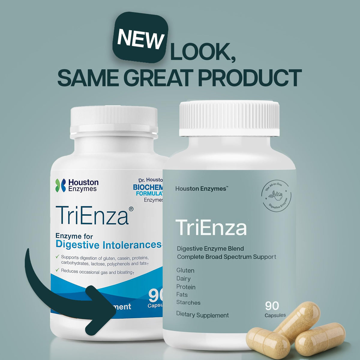 Capsules de TriEnza dans une cuillère