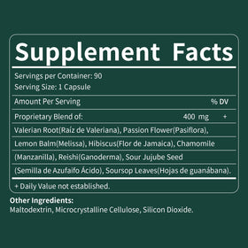 Capsules de valériane Fuenvegtal sur une table en bois