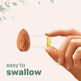 Capsules de vinaigre de pomme Micro Ingredients sur une surface en bois