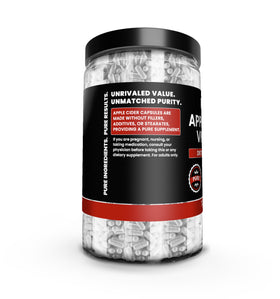 Capsules de Vinaigre de Pomme PURE ORIGINAL INGREDIENTS dans un pot