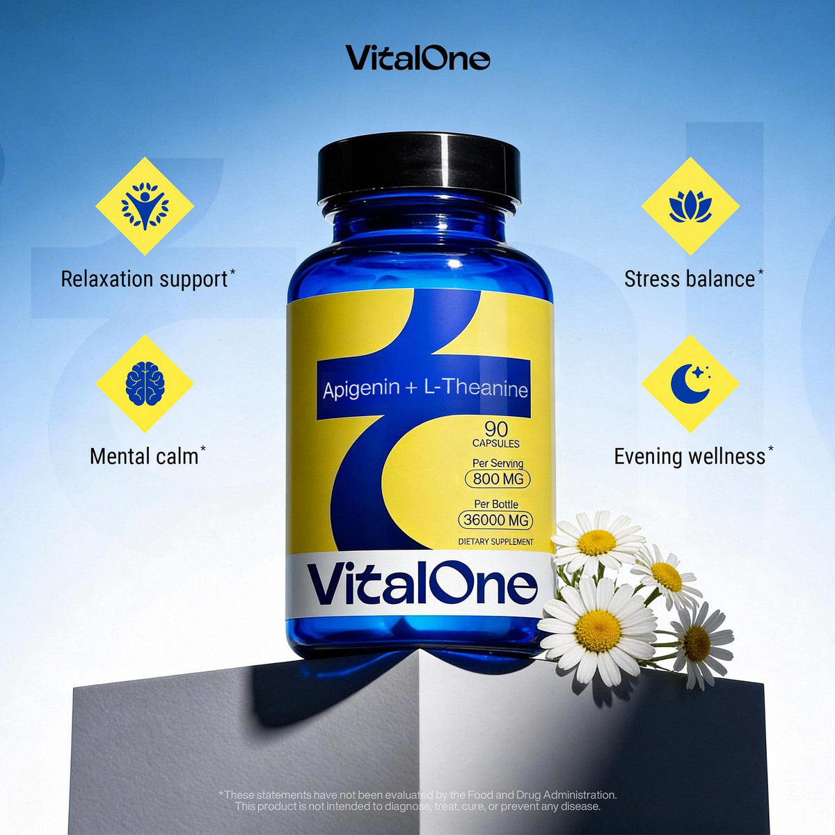 Capsules de VitalOne en gros plan