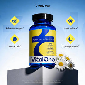 Capsules de VitalOne en gros plan