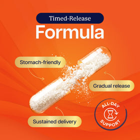 Capsules de Vitamine C 1000mg Purely Holistic dans une main