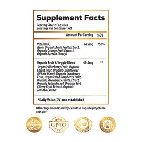 Capsules de Vitamine C 675mg dans le flacon Ideal Infusion