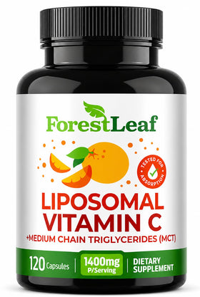 Capsules de vitamine C ForestLeaf 1400mg vue de face