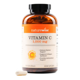 Capsules de Vitamine C NatureWise 1000mg, emballage avant