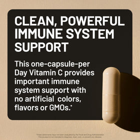 Capsules de Vitamine C NatureWise 1000mg, gélule ouverte