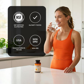 Capsules de Vitamine C NatureWise 1000mg, vue arrière