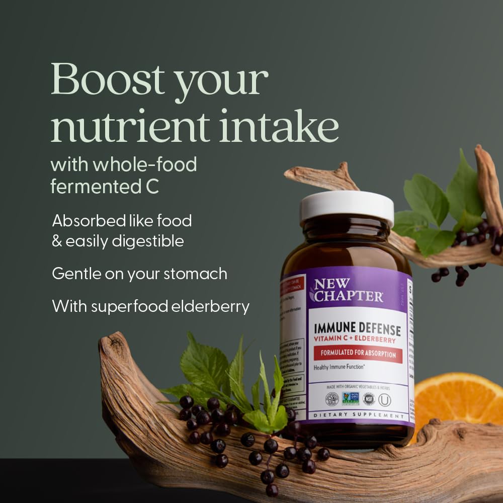 Capsules de Vitamine C New Chapter dans un bol