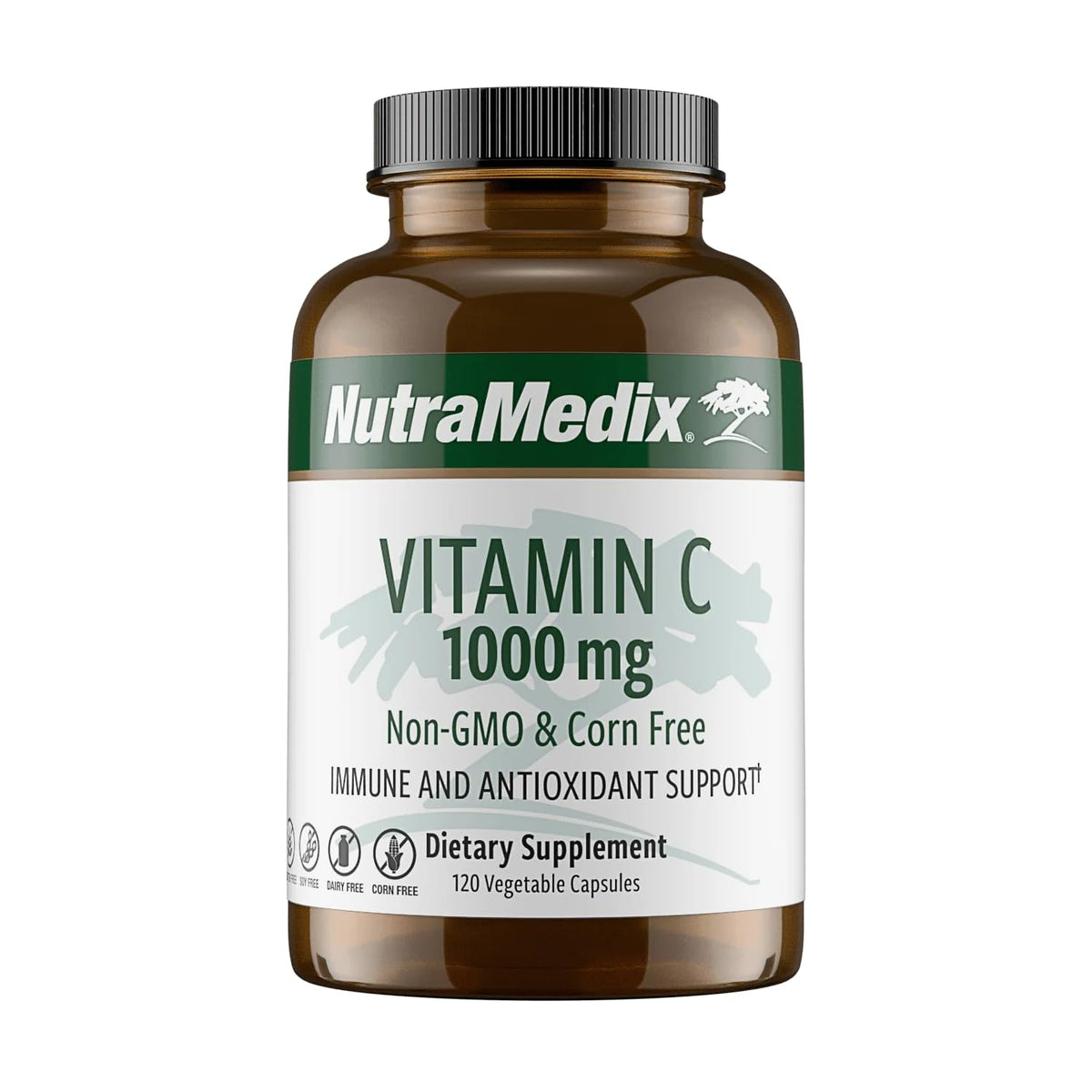 Capsules de vitamine C NutraMedix 1000 mg, flacon avant