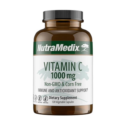 Capsules de vitamine C NutraMedix 1000 mg, flacon avant