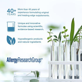 Capsules de Vitamine C Pure d'Allergy Research Group dans un bol