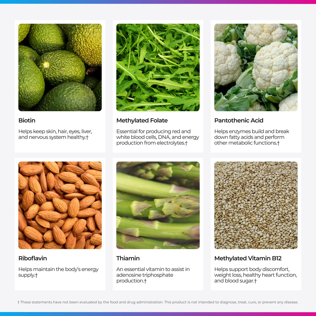 Capsules de vitamines B Livingood Daily dans une main
