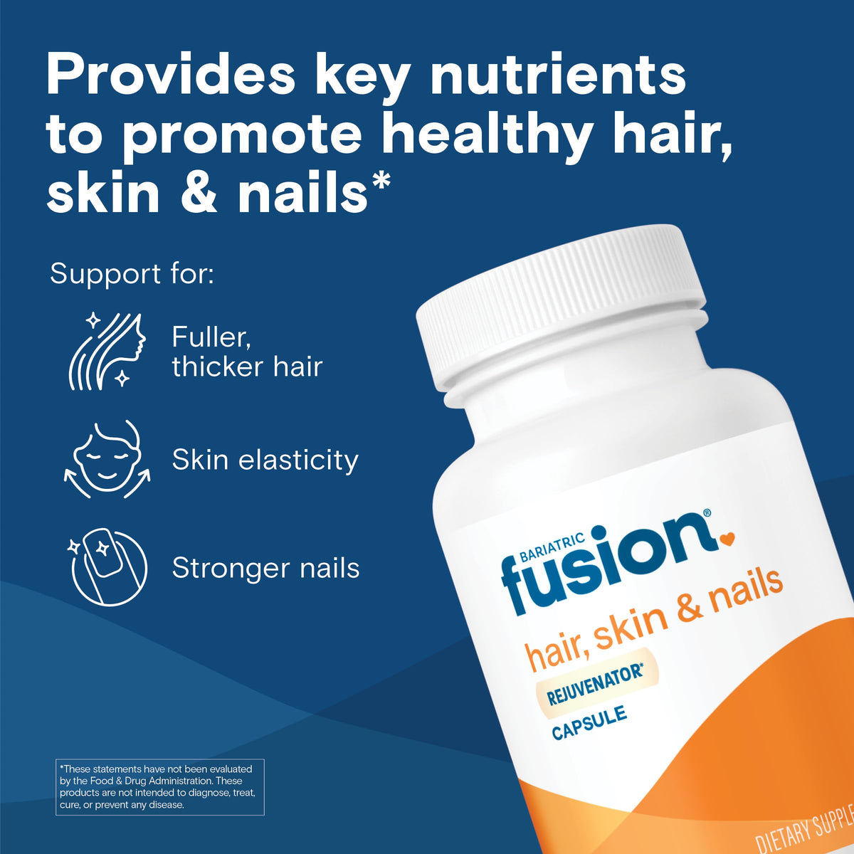 Capsules de vitamines Bariatric Fusion, faciles à avaler