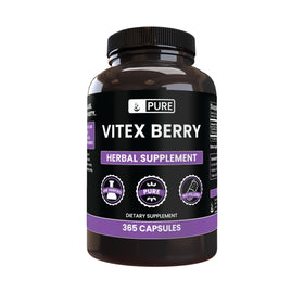Capsules de Vitex Berry (Chasteberry) de PURE ORIGINAL INGREDIENTS, vue avant