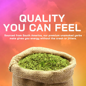 Capsules de yerba mate Brainista avec un verre d'eau
