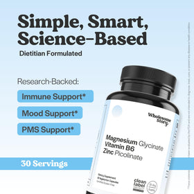 Capsules de Zinc Picolinate et Magnésium Glycinate de Wholesome Story