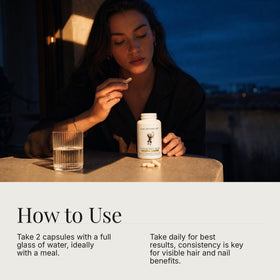 Capsules Dear Apothecary sur un fond naturel