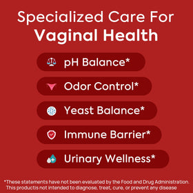 Capsules des Probiotiques Vaginales HerAuré sur fond blanc
